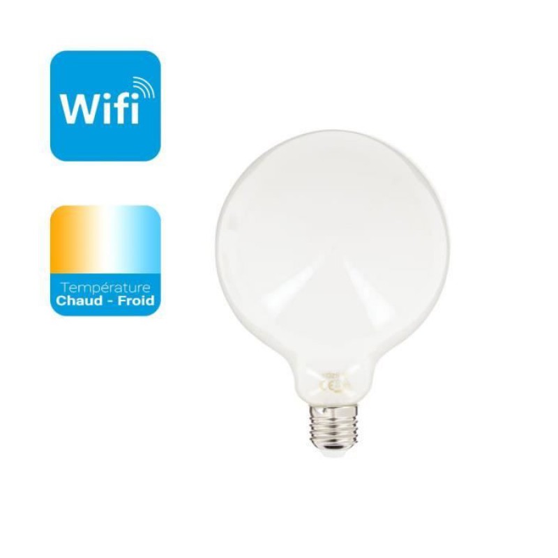 Kozii E27 G125 Opake 7w Led-filament-smart-glühbirne Mit Dimmbarer Oberfläche - Krfe806b125occt