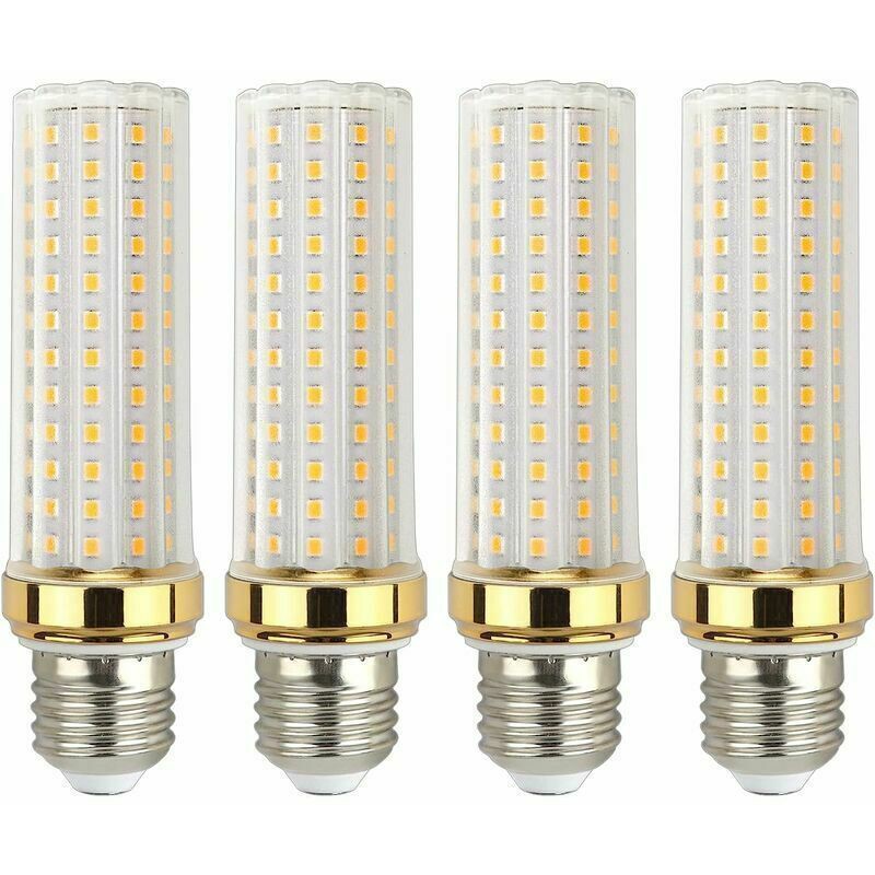 Ampoule Led E27 Blanc Chaud 20 W, Équivalent À Une Lampe Halogène E27 150 W, Ampoule Led E27 Blanc Chaud Pour Garage/studio, Lot De 4,
