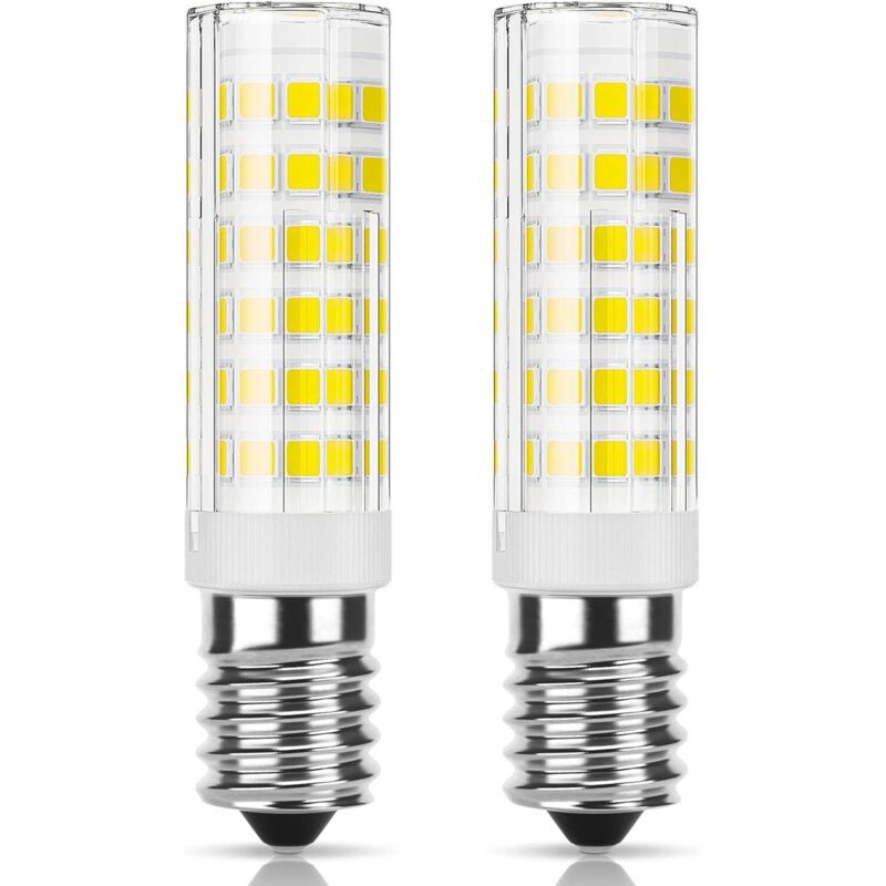 Ampoule Led E14 Hotte Aspirante, 5w Équivalent Halogène 50w, Blanc Froid 6000k 550lm, Ampoule Petite Culot À Vis Pour Hotte Et Frigo, Non Dimmable, 2