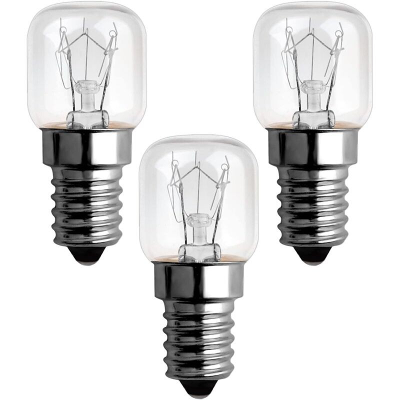 Ampoule Four 15w 300 Degres E14 Dimmable, Ac220v-240v, Ampoule Incandescence E14 T22, 85lm Blanc Chaud 2300k, E14 Petit Culot À Vis Pygmy Lamps Pour