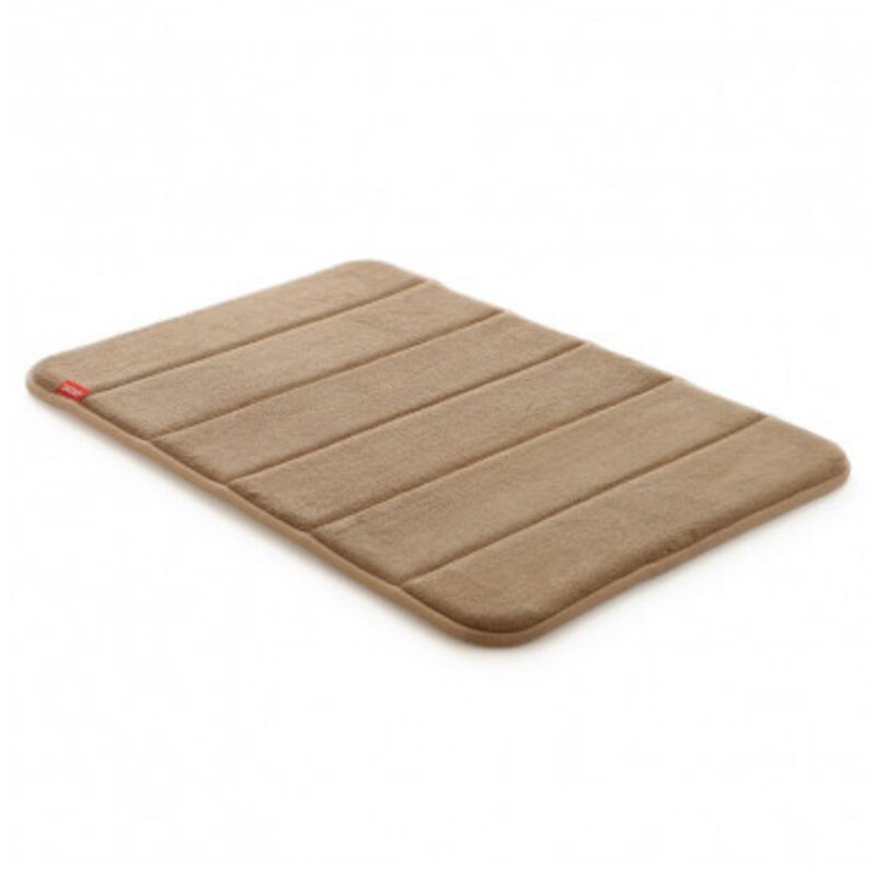 Beige Mikrofaser-badematte – 60 X 40 Cm
