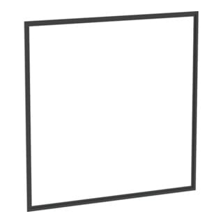 Geberit Abdeckrahmen One 75cm, sw m/Al pulverbes, UP-Montage