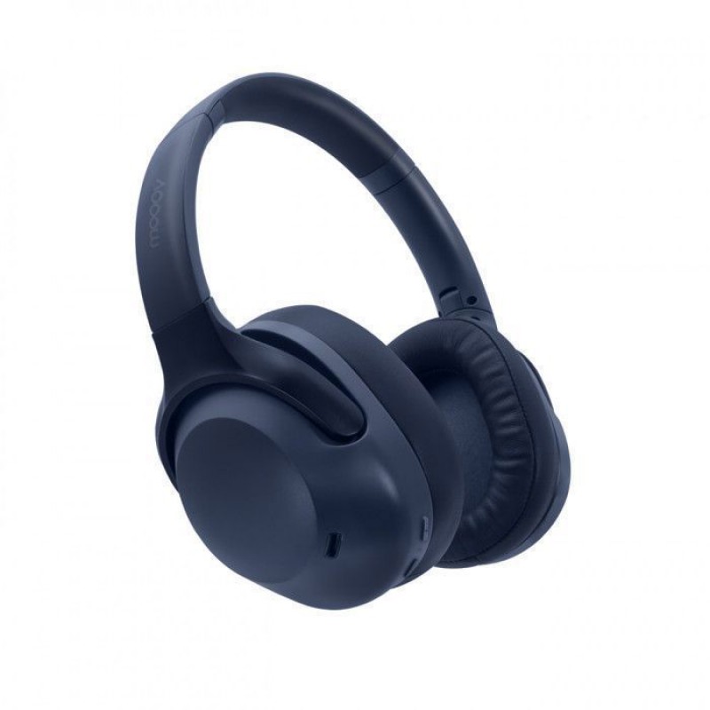 618322 Kabelloser Bluetooth 6.0-kopfhörer Mit Anc (aktiver Geräuschunterdrückung), Integriertem Mikrofon, Bedienelementen Und Faltmechanismus – Blau