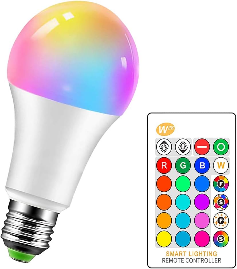 E27 Rgbw 15w Led-lampe – 1 Stück – Kaltweiß Und Farben – Inkl. Ir-fernbedienung – Für Hausbar Und Partys – Standardsockel