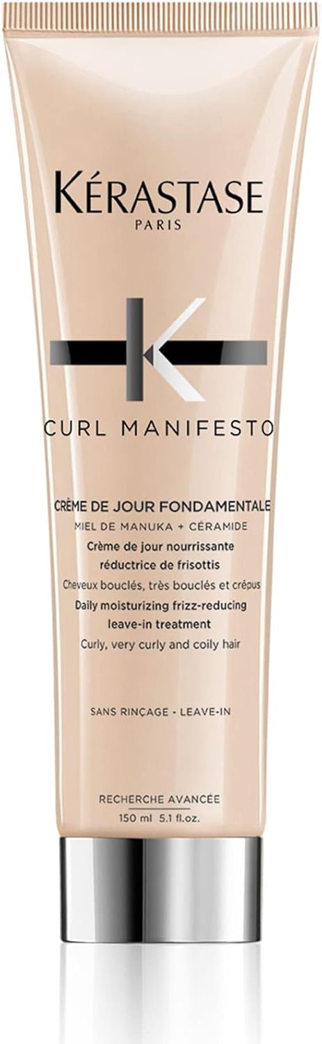 Feuchtigkeitsspendende Tagescreme – 150 Ml – Leichte Textur Mit Honig Und Ceramiden – 24 Stunden Anti-frizz – Für Lockiges Und Krauses Haar –