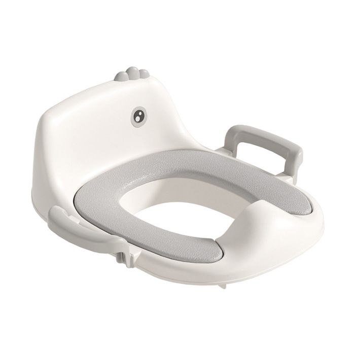 Toilettensitzverkleinerer Für Kinder – 1 Stück – Polypropylen – Rutschfest Und Ergonomisch – Für Das Töpfchentraining – Grau, 38 X 36 X 16,7 Cm