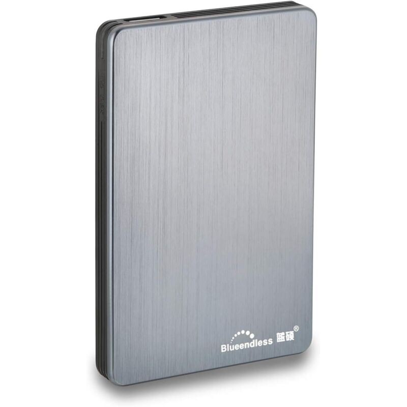 Disque Dur Externe Portable Avec Usb3.0 Pour Ordinateur De Bureau Et Portable 6,3 Cm 320gb Gris
