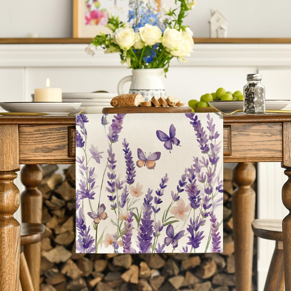 Chemin De Table Jeiibrzui Salbeigrün Boho Makramee - 30 X 140 Cm - 1 Pièce - Lin Et Coton Naturel - Décoration De Table Rustique Verte Pour Mariage