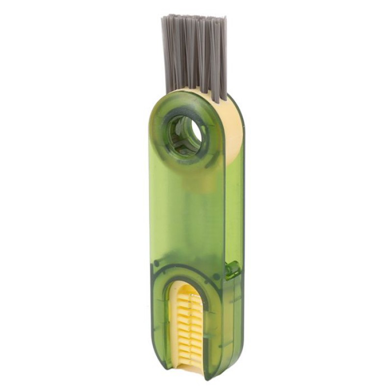 3-in-1-bürste – Nosheir – Wt01 – Reinigt Deckel, Flaschen Und Sauger – Kompakt Und Drehbar – Grün