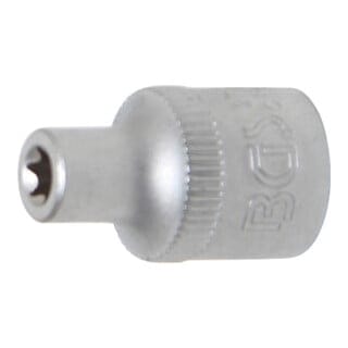 BGS Steckschlüssel-Einsatz E-Profil 2712, Antrieb Innenvierkant 10 mm (3/8"), SW E6
