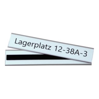 Eichner Magnetische Etikettenhalter aus PVC 38 x 200 mm