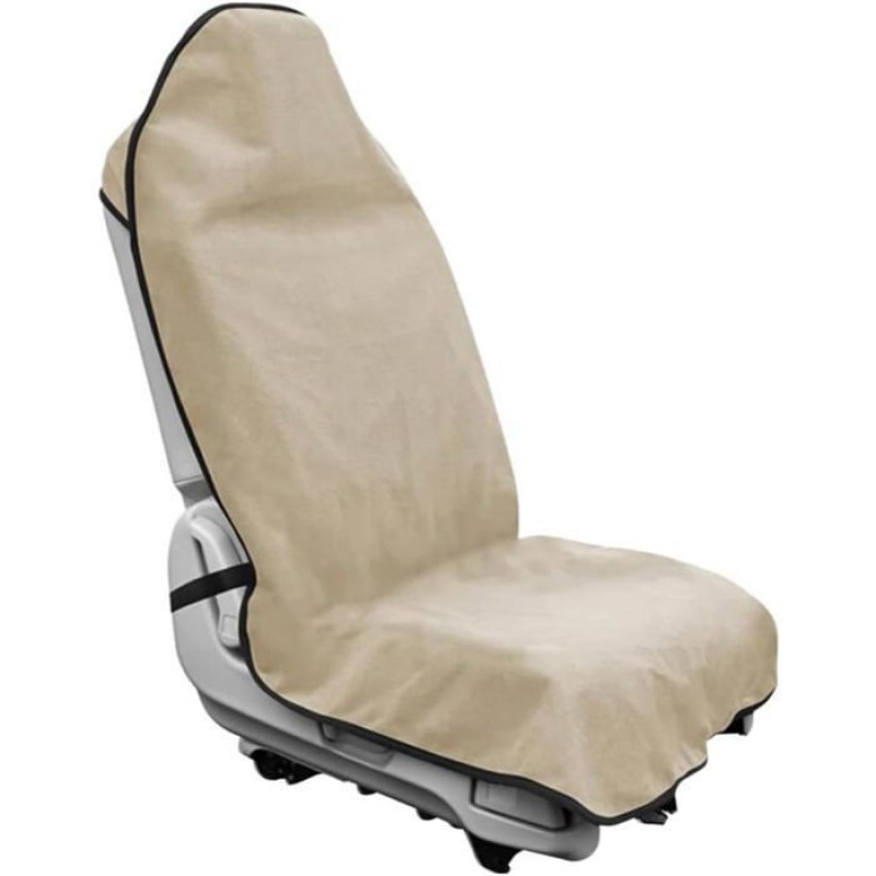 Autositzbezug Für Vorne, Universal-autositzschutz, Baumwolle, Universalgröße, Wasserdicht, Frottee – Khaki