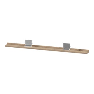 Duravit Spiegel-Ablage Sivida 133x65x3,6mm, Ei Marm, montiert, chrom