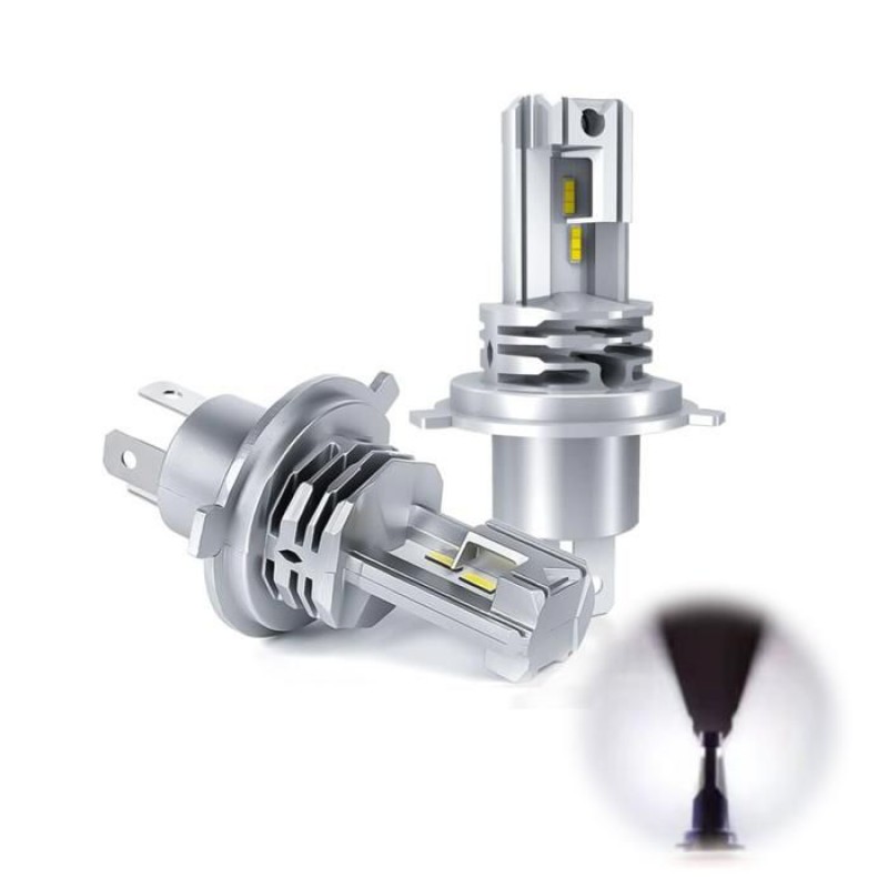 H4 Led-scheinwerferlampen Für Autos, 2er-pack