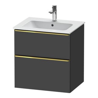 Duravit Waschtischunterschrank D-Neo 61x46,2cm, g pol/gra m, 1 Kast, 1 Ausz.