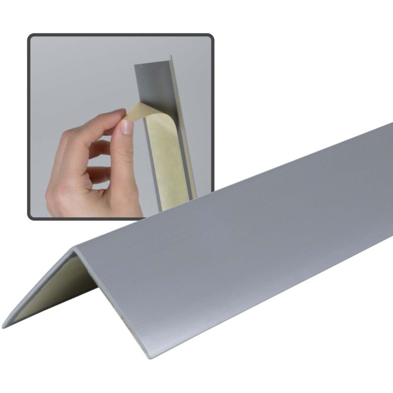 Dalsys Selbstklebendes Pvc-eckprofil 30 X 30 Mm, Eckenschutzprofil, Eckleiste, Kantenschutz Für Hohe Wände, Geeignet Für Haus, Werkstatt Und Garage,