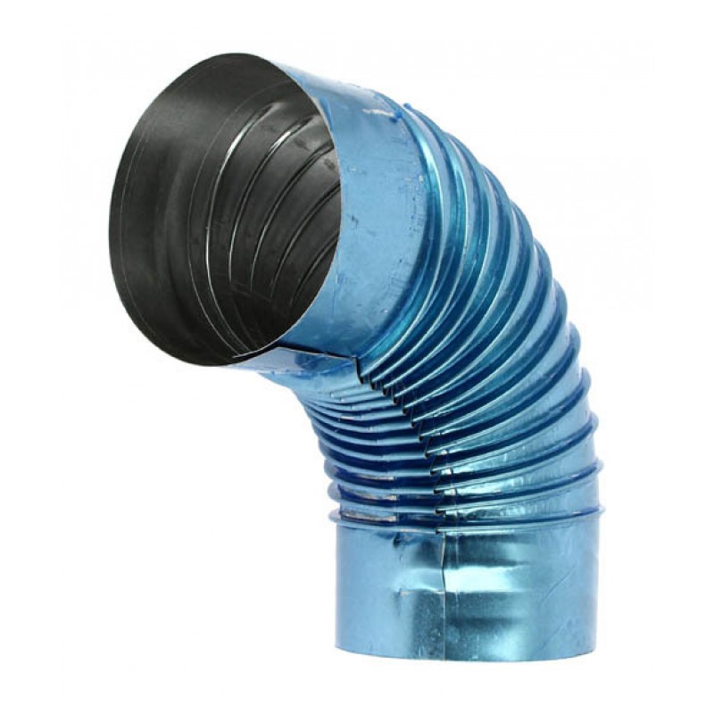 - 90°-aluminium-faltenbogen Ø139 Mm - 372139 - - 90°-aluminium-faltenbogen Ø139 Mm - 372139