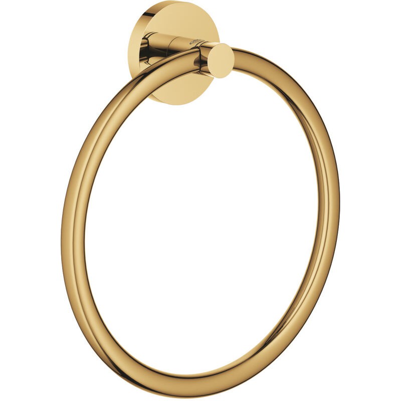 Grohe Essentials Handtuchring Aus Metall Mit Verdeckter Befestigung, Cool Sunrise (40365gl1)