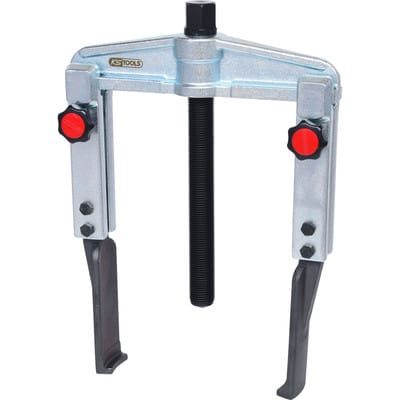 KS Tools Schnellspann-Universal-Abzieher 2-armig mit schlanken und verlängerten Haken, 50-160mm, 220mm