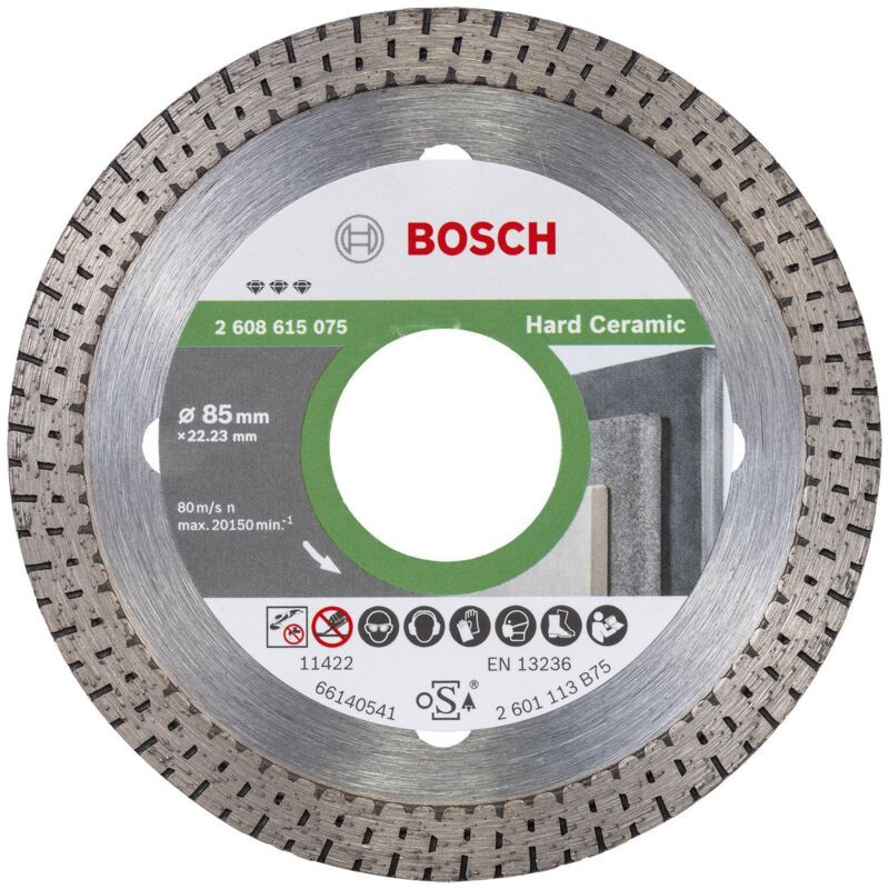 Bosch 85x22,23 Best F. Hartkeramik-diamanttrennscheibe - 2608615075