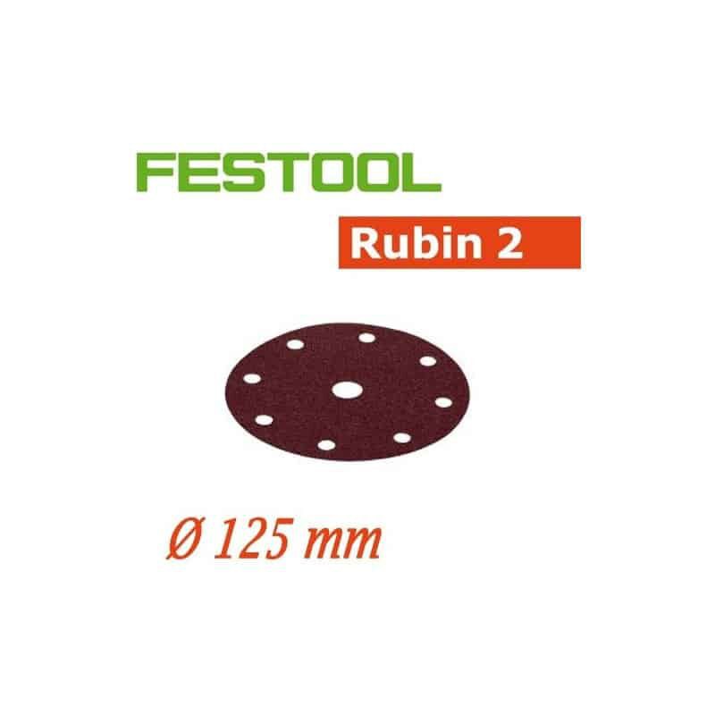 Festool Abrasives Stf D125/8 P80 Ru2/10 Rubin 2 - 499103 - Festool Abrasives Stf D125/8 P80 Ru2/10 Rubin 2 - 499103