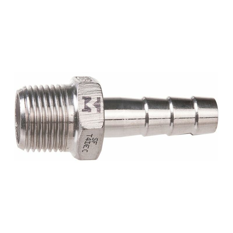 Gerader Edelstahl-schlauchanschluss Mit Schraubgewinde – M 1 1/4" – 32 Mm Durchmesser