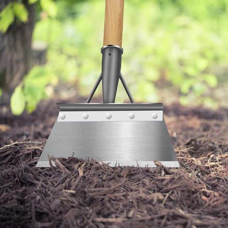 Multifunktionale Reinigungsschaufel, Gartenschaufel Aus Edelstahl, Gartenschaufel Für Unkraut Und Moos, Gartenschaber Für Die Landschaftsgestaltung (28 Cm)