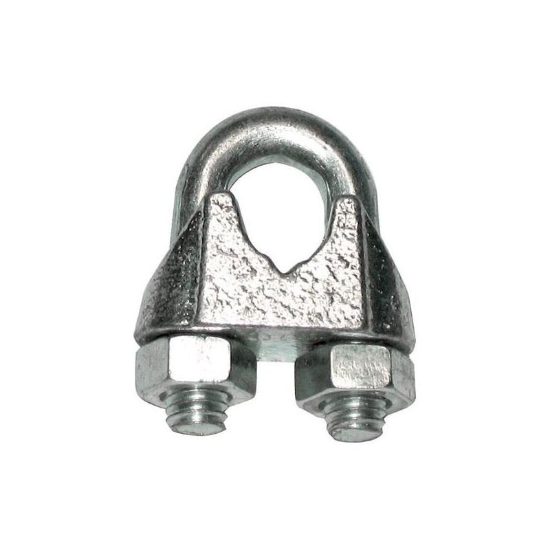 Verzinkte Stahlseilklemme Mit Bügel, 12 Mm – 19 Mm