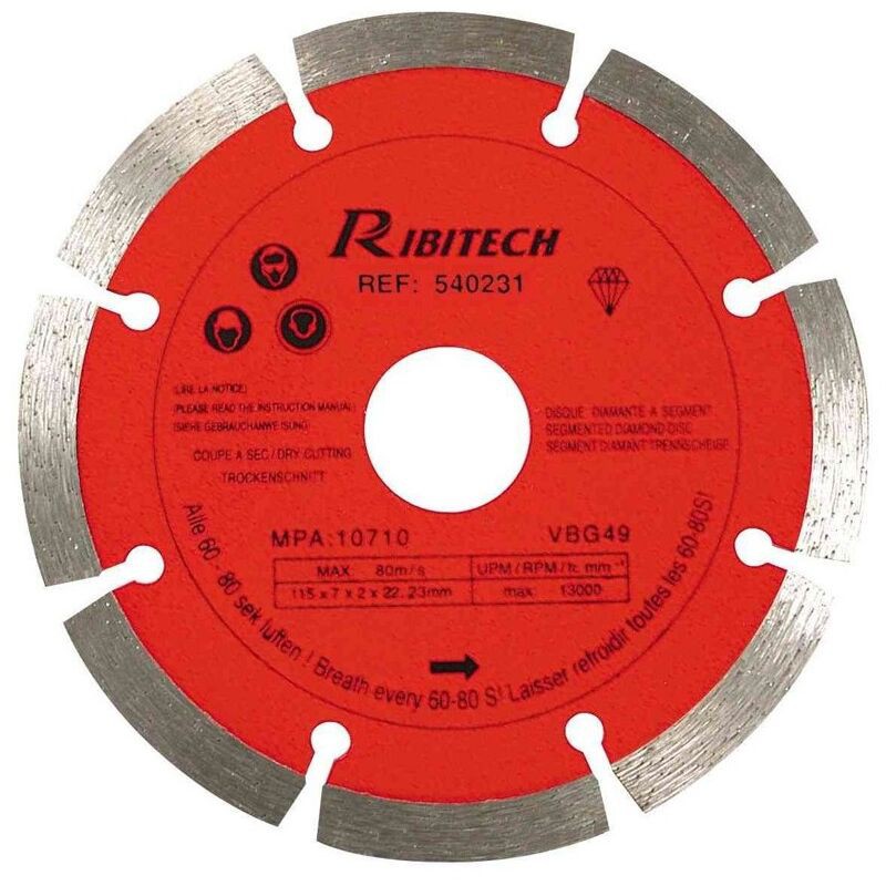 Einzelne Segmentierte Diamantscheibe 115 Mm Grösse/farbe - Einzelne Segmentierte Diamantscheibe 115 Mm Grösse/farbe
