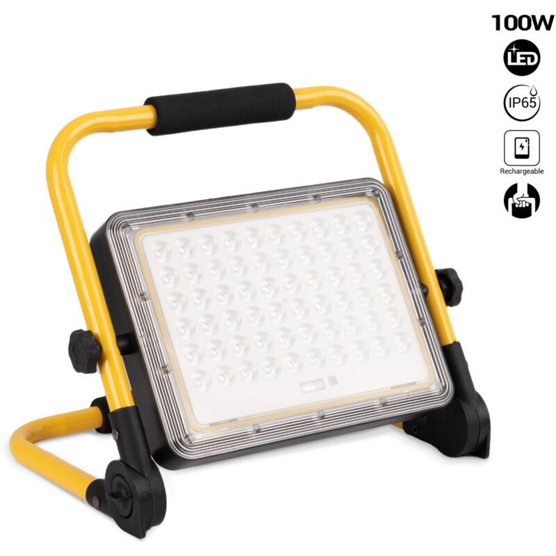 Tragbare 100-w-led-arbeitsleuchte – Ip65 – 6000 K – Kaltweiß