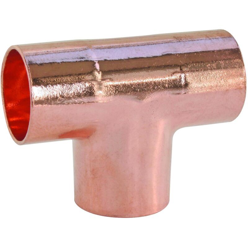 Kupferlötfitting - Gleichschenkliges T-stück - D12mm (x10) - Kupferlötfitting - Gleichschenkliges T-stück - D12mm (x10)
