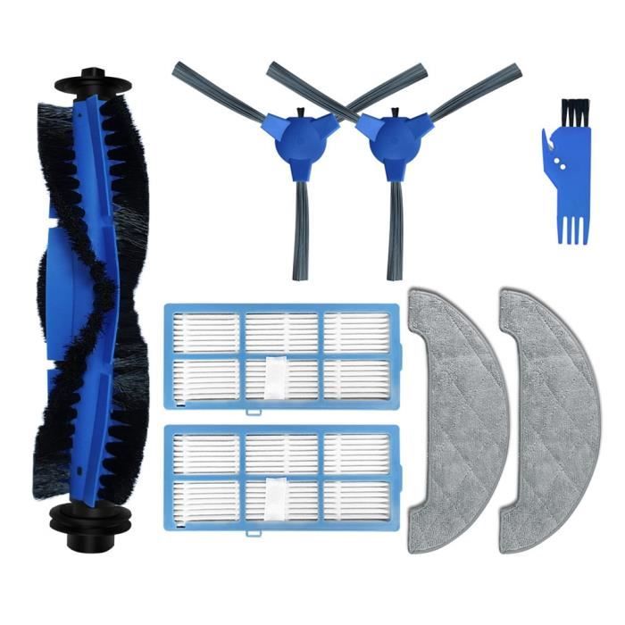 Zubehörset Für Saugroboter – 12-teilig – Nylon- Und Hepa-filter – Für Ultenic D5-serie – Boden- Und Teppichreinigung