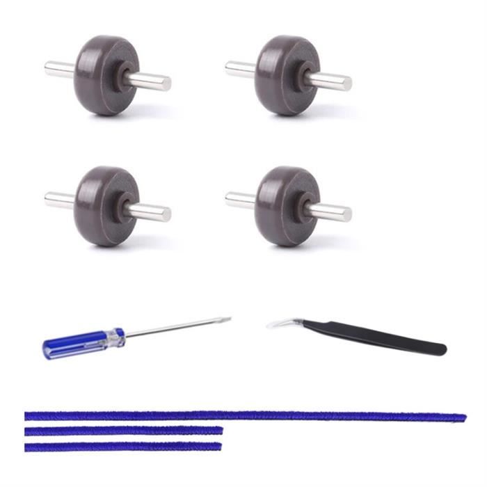 Plüschstreifen- Und Rollenset – 3-teilig + 4 Rollen – Für Dyson Staubsauger V6 Bis V15 – Bürstenkopfpflege