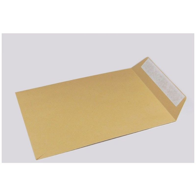 Packung Mit 250 Unbedruckten, Braunen Kraftpapier-b5-selbstklebeumschlägen