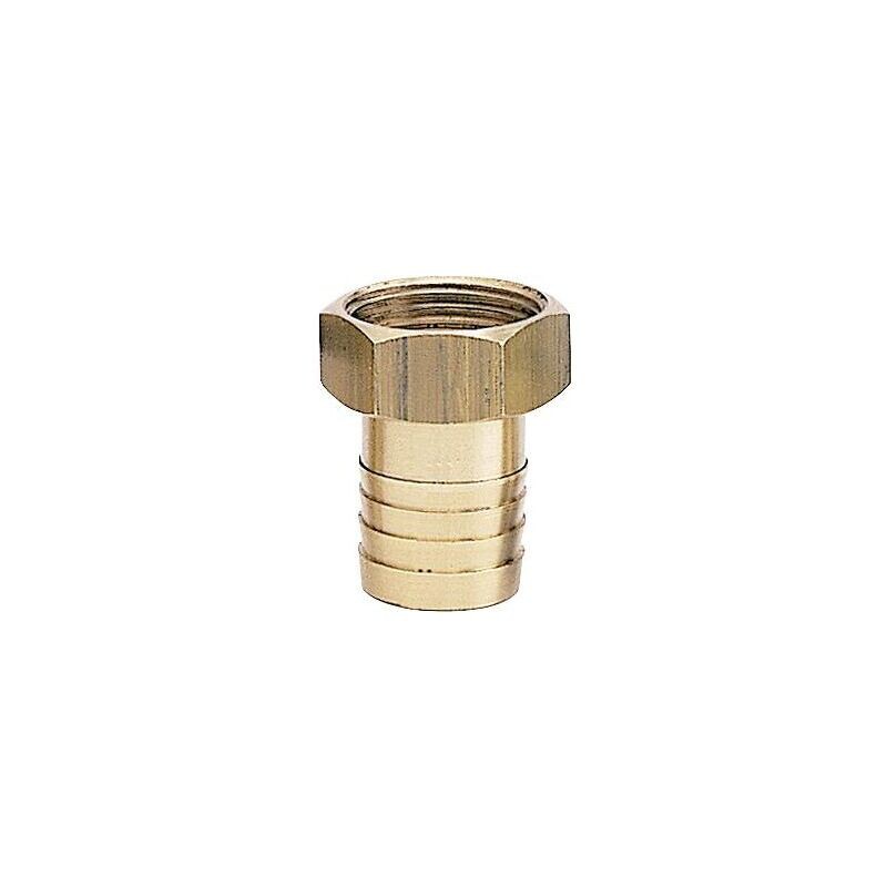 Messingfitting Mit Freiliegender Mutter, Durchmesser 20/27 Mm, Für Rohre Mit Einem Innendurchmesser Von 19 Mm -