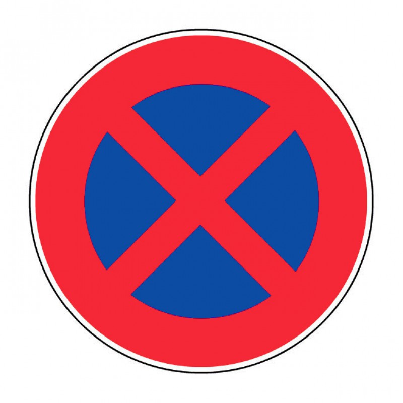 Halte- Und Parkverbotsschild – Starr, Ø 300 Mm – 4060330