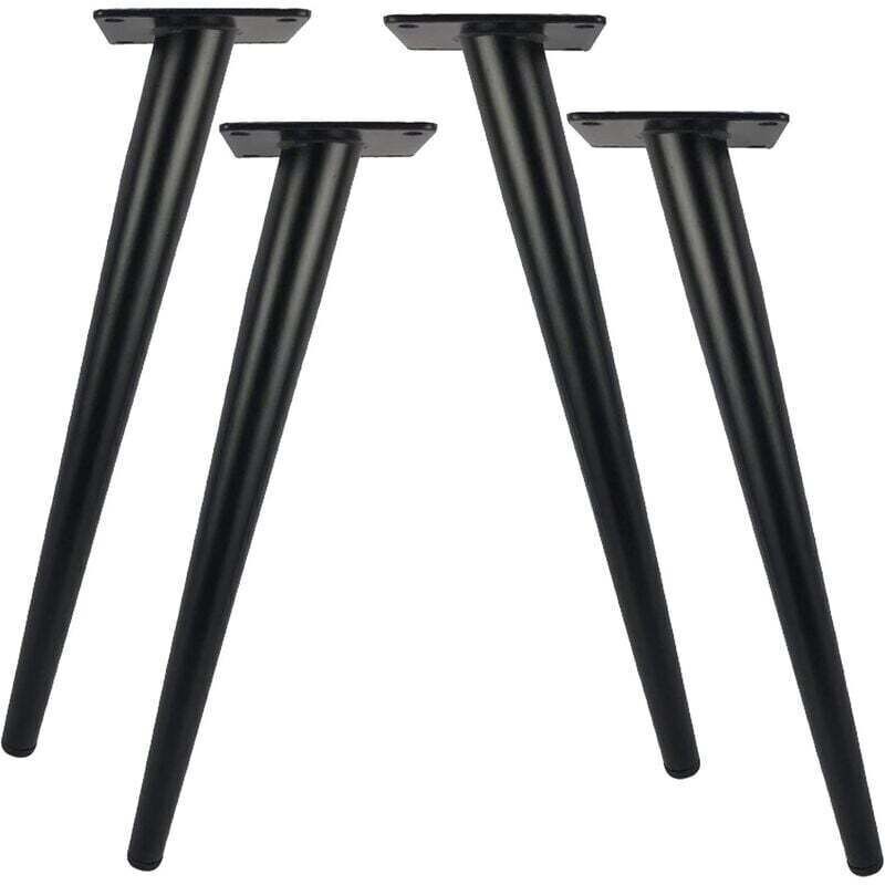 Pieds De Table Métal 40 Cm Lot De 4 Pour Meuble Moderne Charge 800 Kg - Pieds De Table Métal 40 Cm Lot De 4 Pour Meuble Moderne Charge 800 Kg