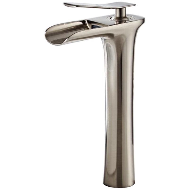 Robinet De Salle De Bain Mitigeur Lavabo En Cascade Vasque Haut Nickel Bronze