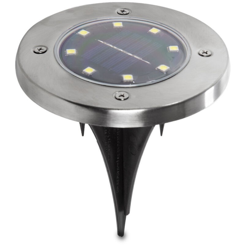 Lampe De Jardin Led 6000ºk "solaire" Ip65 Capteur De Lumière 40 000h [pl-626030-cw]
