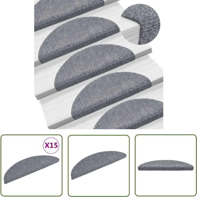 Furniture Limited - Tapis D'Escalier Autocollants 15 Pièces 56 X - Furniture Limited - Tapis D'Escalier Autocollants 15 Pièces 56 X