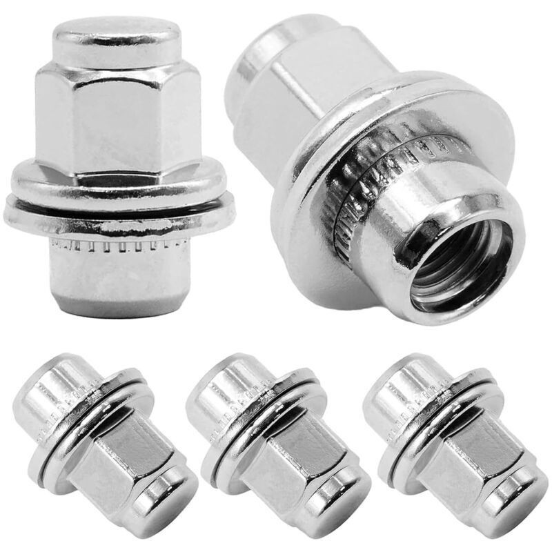 Jeu De 5 Écrous De Roue M12 X 1,5 Pour Jaguar F-type (2013-2022), S-type (1999-2008), X-type (2001-2009) Et Jaguar Xf Series (2009).