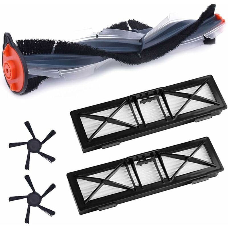 Kit De Remplacement Compatible Avec Les Robots Aspirateurs Neato Robotics D7, D701, D750, D6, D650, D5, D4, D402, D450, D3, D301, D304 Avec 1 Brosse