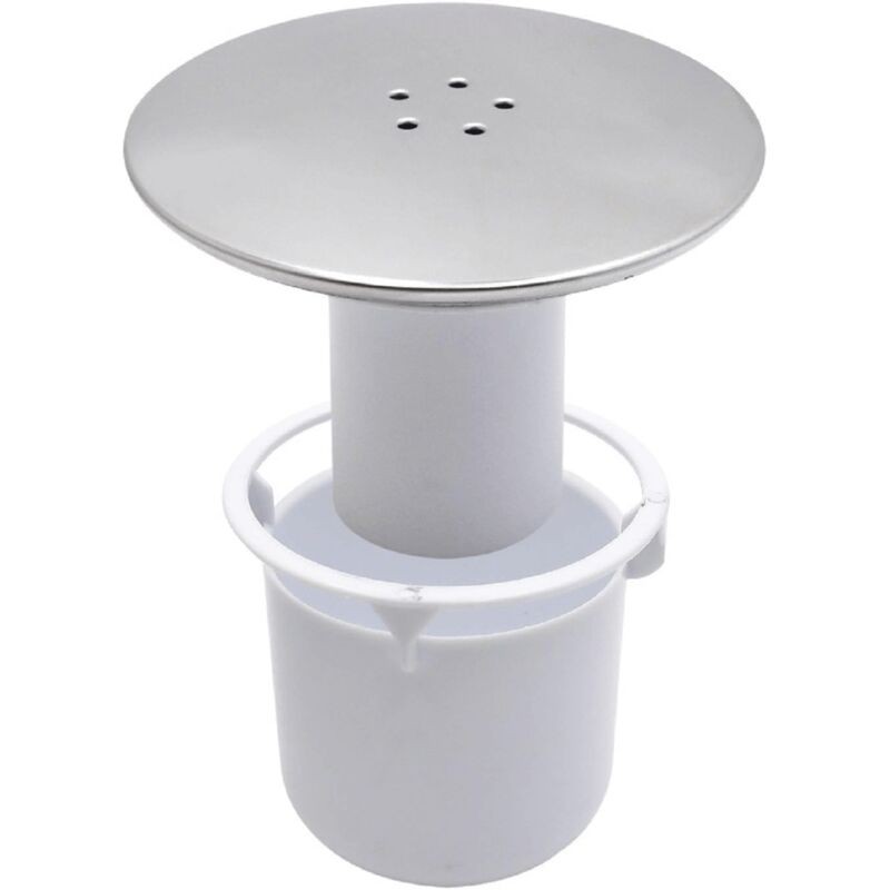 Sjqka – Couvercle De Bonde De Douche 90 Mm – Finition Chromée – Anti-odeurs – Compatible Bonde Viega Tempoplex – Installation Facile