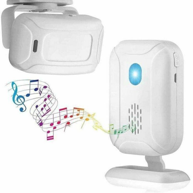 Kabelloser Bewegungsmelder – Alarmanlage Für Zuhause – 1 Sensor – 1 Empfänger – Kabellos – Micro-usb-netzteil