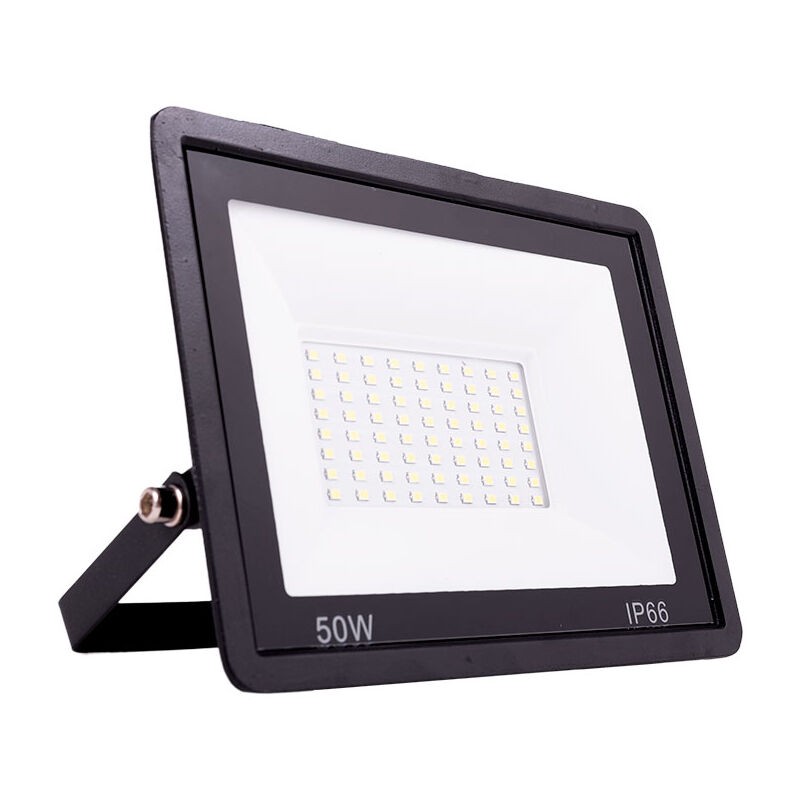 50w Led-flutlicht 6000lm 3000k Ip66 Dimmbar 60.000h [lm-6007-ww]
