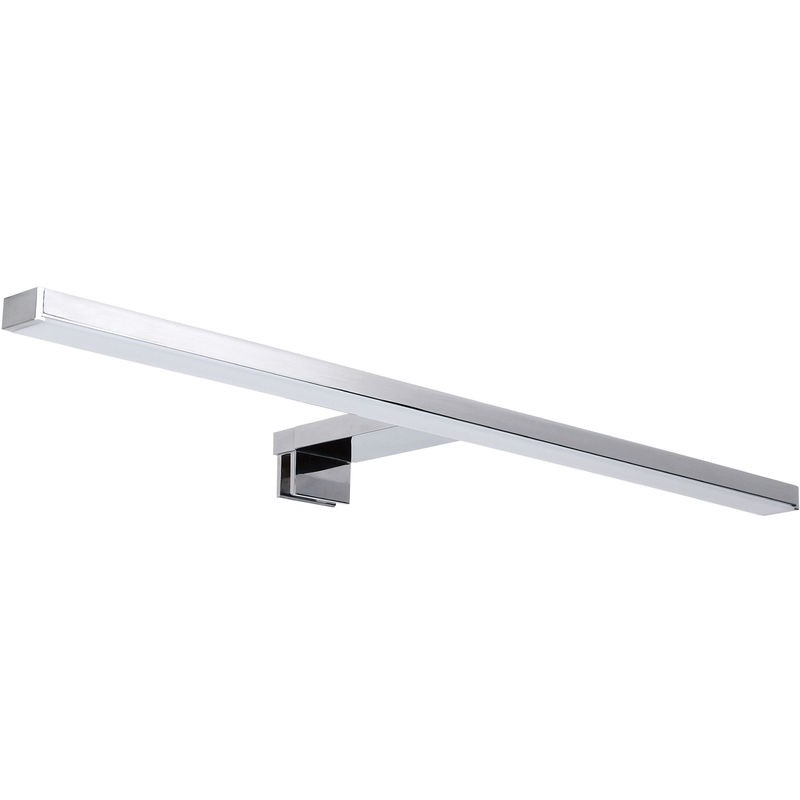 – Applique Murale Led 5,5w 500 Lm 4000k – Aluminium Chromé – Ip44 Pour Salle De Bain – Installation Facile Sur Miroir Ou Mur