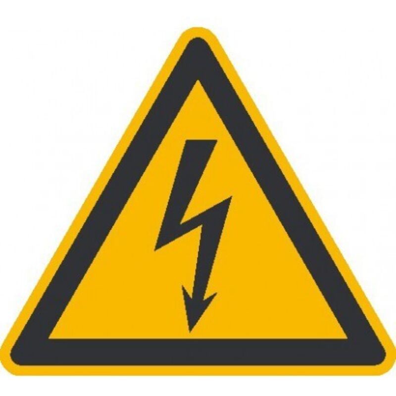 Panneau D'Avertissement 200 Mm Avertissement Des Risques Électriques - Autocollants