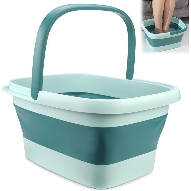 Bain De Pied Pliable, Massage Des Pieds Bassine Pied, Baignoire Pour Pieds Pliable Avec Massage Pour Le Bain De Pieds, La Pédicure, Le Soulagement De