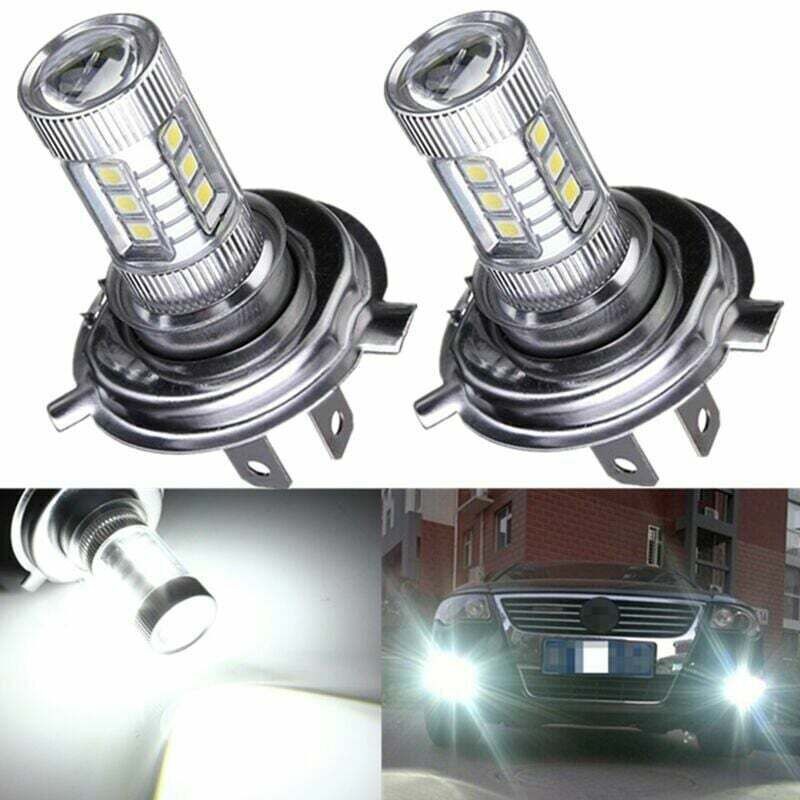 Kit D'Ampoules De Phares À Led H4 9003 Hb2 80w 8000lm 8000k Pour Phares Antibrouillard, Feux De Croisement, Lot De 2.