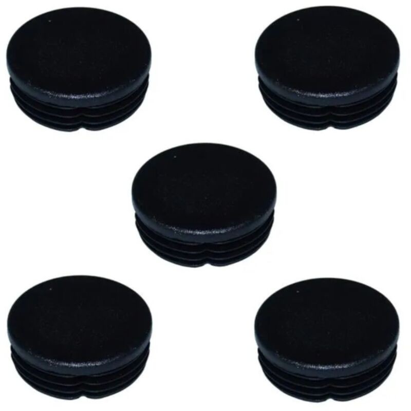 Cyclingcolors – Lot De 5 Bouchons De Tube Rond 30 Mm – Embouts Rentrants En Plastique Polyéthylène – Surface Lisse Pour Meubles Et Chaises